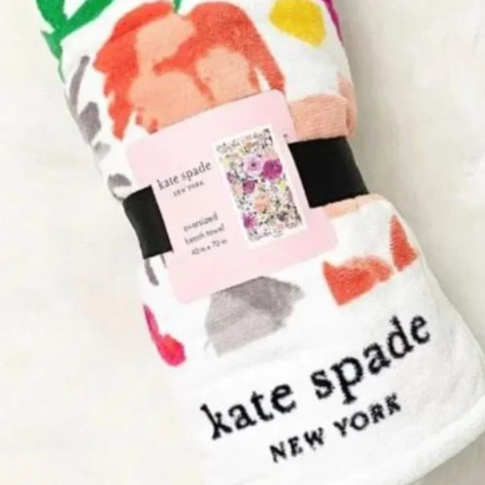 Kate Spade Best Selling Luxuriously Oversized Beach Towel - Picture 8 of 8